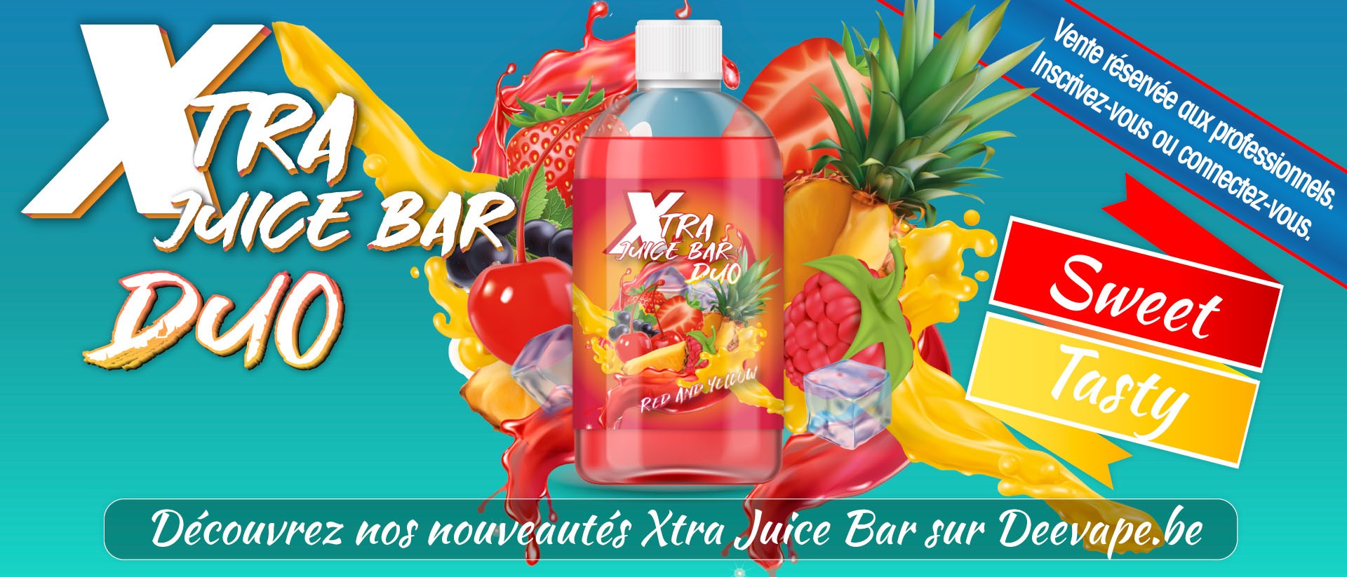 NOUVEAU XTRA JUICE BAR DUO RED AND YELLOW